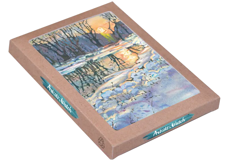 Artists To Watch Solstice Sunrise Holiday Boxed Cards Set of 12