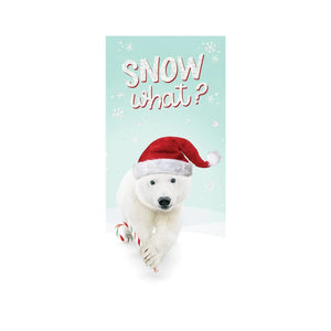 SET OF 3 "Snow what?" Christmas Money Cards