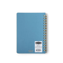 Load image into Gallery viewer, Designworks Ink Textured Paper Twin Wire Notebook - Medium Blue