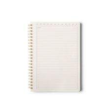 Load image into Gallery viewer, Textured Paper Twin Wire Notebook - Medium Blue