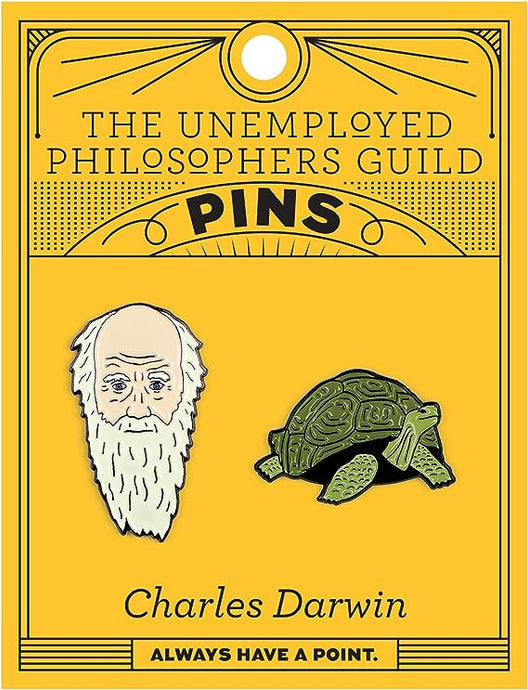 Charles Darwin Pin Set by The Unemployed Philosophers Guild