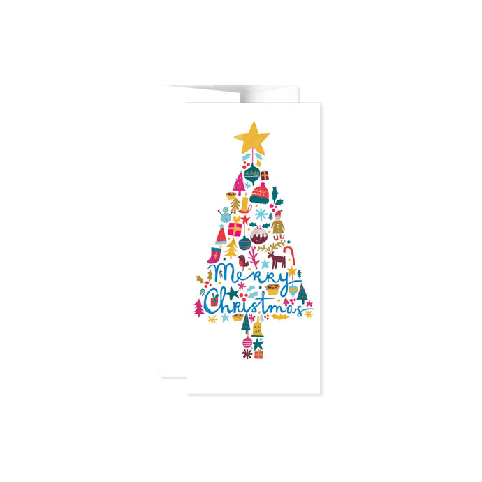 SET OF 3 Icon Christmas Tree Christmas Money Cards
