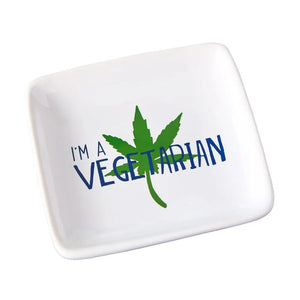 Studi- M I'm a Vegetarian Trinket Dish