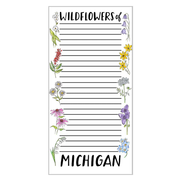 Michigan Wildflowers Notepad