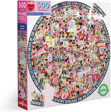 Load image into Gallery viewer, &quot;Women March!&quot; 500 Piece Round Puzzle