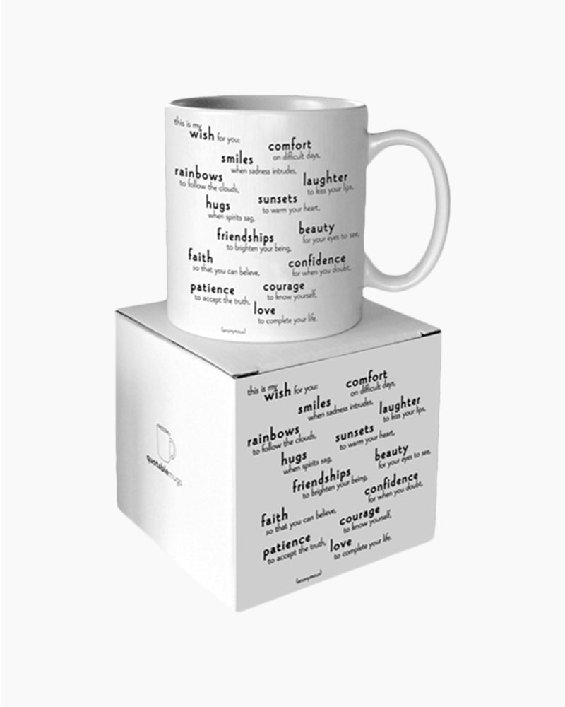 Quotable Wish For You Ceramic Mug