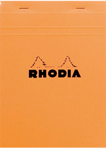 Rhodia Orange no. 16 Blank Notepad