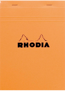 Rhodia Orange no. 16 Blank Notepad