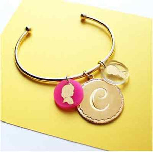 Moon and Lola Gold Plated Cuff Bracelet for Charms - Petals and Postings