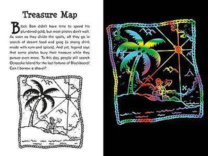 Peter Pauper Press - Pirates Scratch and Sketch: For Adventurous Artists - Petals and Postings