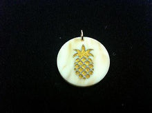 Load image into Gallery viewer, Moon and Lola Pineapple Charm - Multiple Colors available- Marble or Gray - Petals and Postings