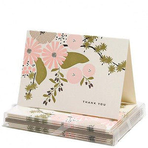 Stationery-Thank You Cards - Floral- Snow and Graham - Set of 6 - Petals and Postings