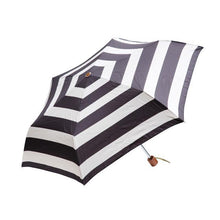 Load image into Gallery viewer, Caroline Gardner Super Stripe Folding Umbrella