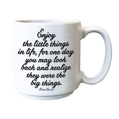 Quotable Enjoy The Little Things Espresso Mug