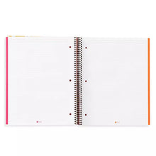 Load image into Gallery viewer, Coral Bold Blooms Spiral Notebook
