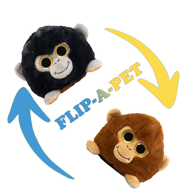 Gorilla and Monkey Flip-A-Pet Toy