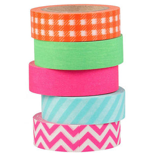 Neon Washi tape - Petals and Postings