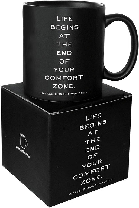 Quotable Comfort Zone Ceramic Mug