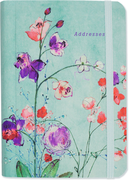 Fuchsia Blooms Address Book