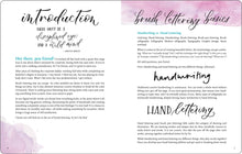 Load image into Gallery viewer, Brush Lettering Activity Journal