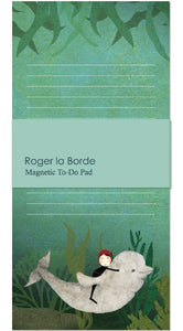 Roger la Borde Whale Song Magnet Notepad
