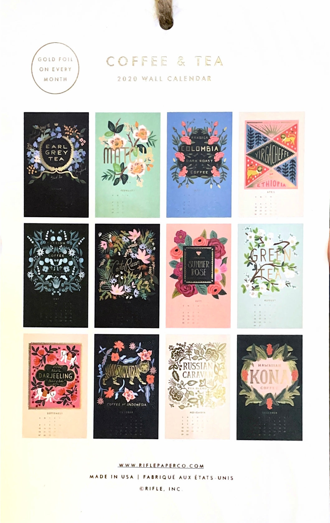 Coffee & Tea 2020 Calendar - For 12 Art Prints – Sassy Extras coffee-tea-2020-calendar-for-12-art-prints-sassy-extras