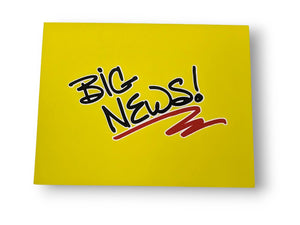 Big News Announcement Notes by Editions Limited