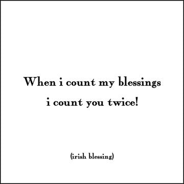 Quotable When I Count My Blessings Magnet