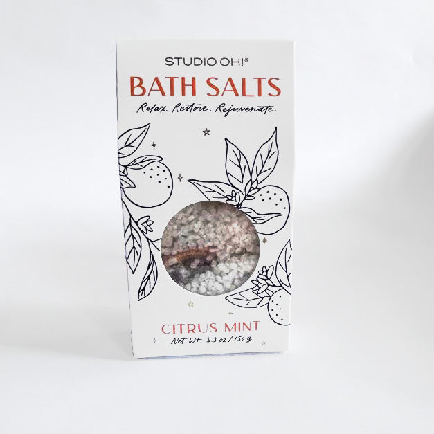 Studio Oh! Citrus Mint Scented Bath Salts