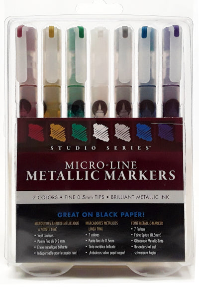 Peter Pauper Press Studio Series Micro-line Metallic Markers