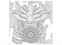 Load image into Gallery viewer, Peter Pauper Press Succulent Design Artist&#39;s Coloring Book