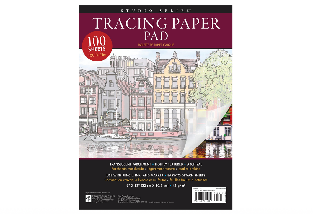 Studio Series Tracing Paper Pad by Peter Pauper Press
