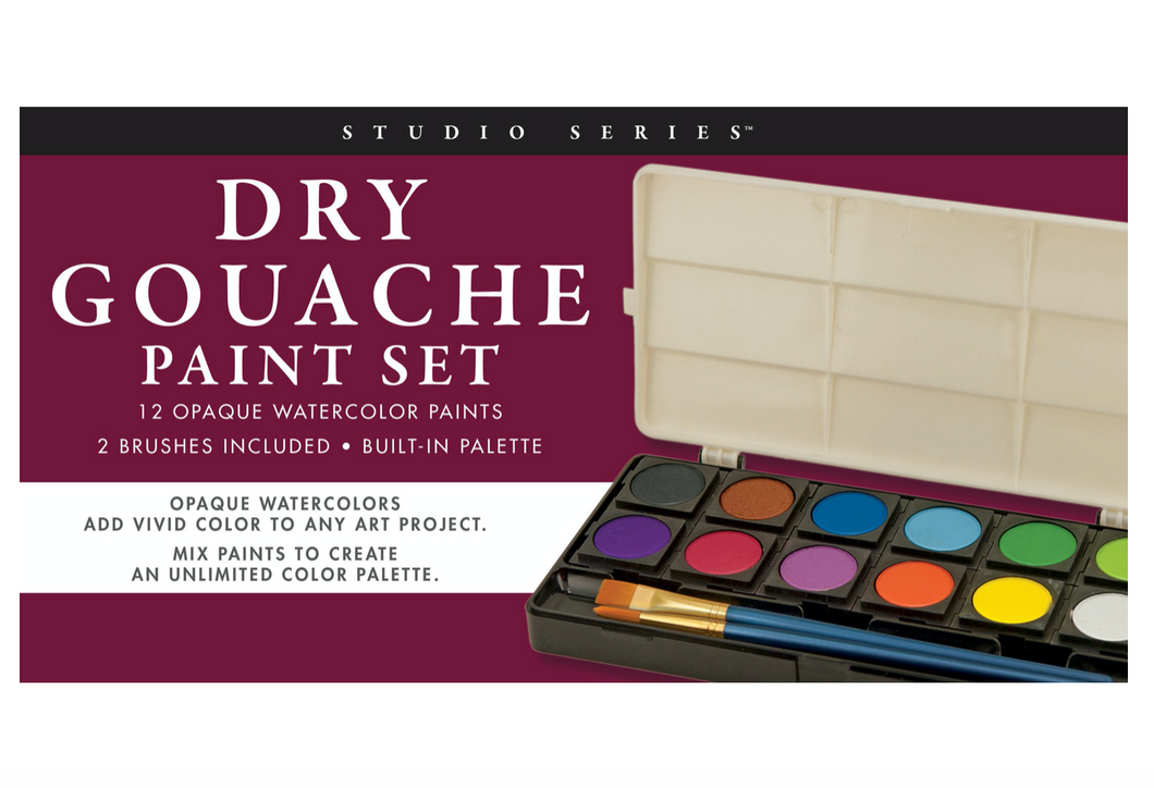 Peter Pauper Press Studio Set Dry Gouache Paint Set