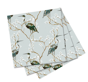 Cocktail Napkins Chinoiserie Heron