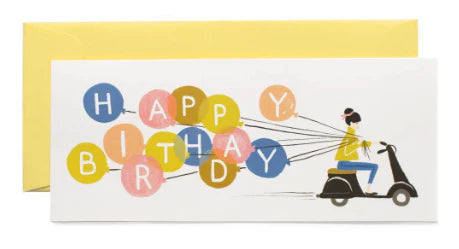 Rifle Paper Co. Scooter Birthday Card