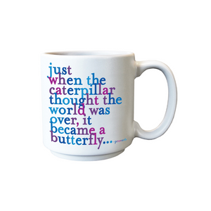 Quotable Became a Butterfly Espresso Mug