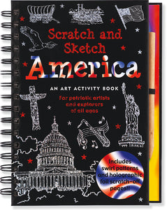Peter Pauper Press Trace - Along Scratch and Sketch America