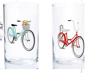 Bicycle Juice Glasses