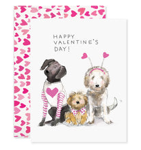 Load image into Gallery viewer, Doggy Dress Up- E. Frances Paper Valentine Cards - Set of 12