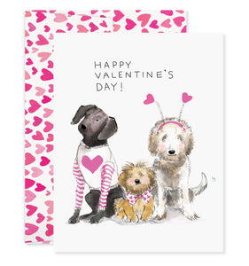 Doggy Dress Up- E. Frances Paper Valentine Cards - Set of 12