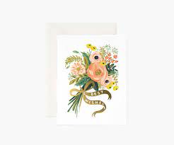 Rifle Paper Co. Best Wishes Floral Card