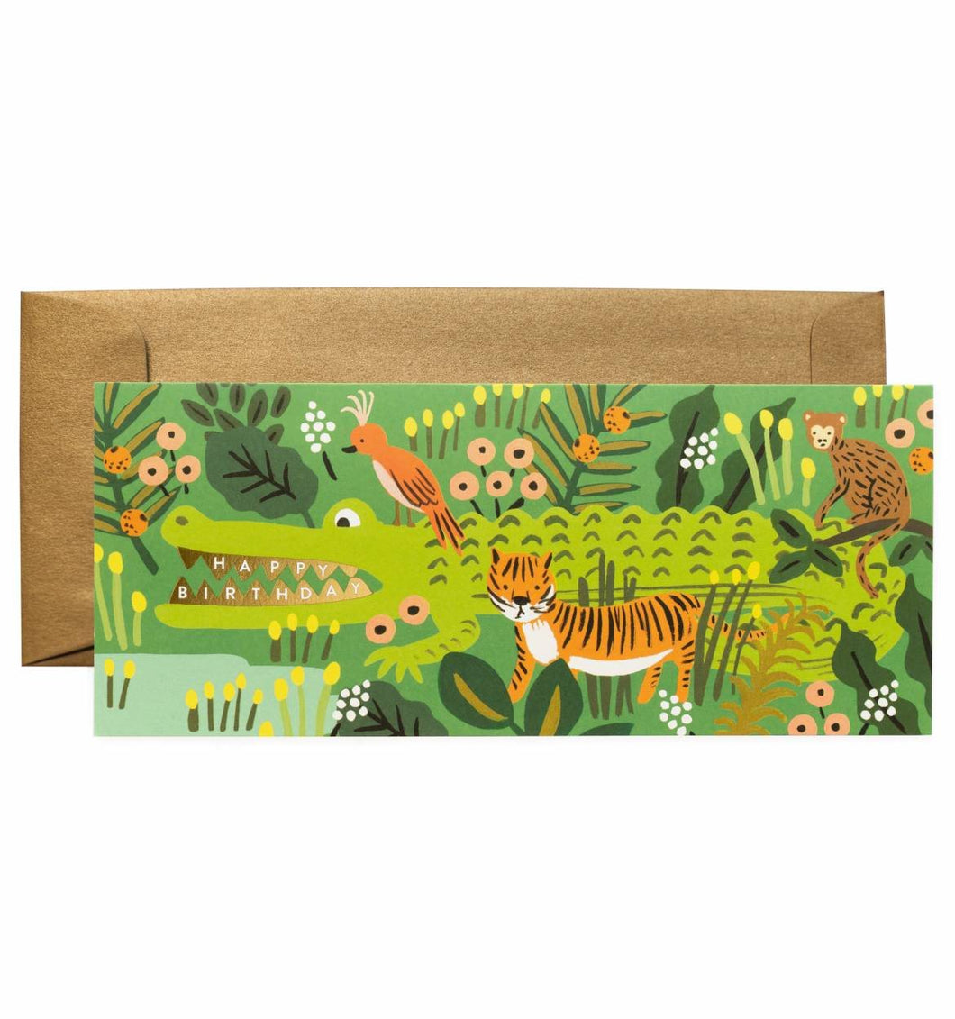 Rifle Paper Co. Alligator Birthday Card - Petals and Postings