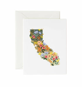 Rifle Paper Co. California Wildflowers Blank Card Set of 8