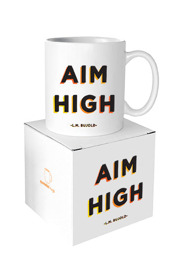 Quotable Aim High Ceramic Mug