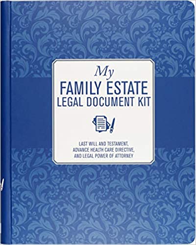Peter Pauper Press My Family Estate Legal Document Kit