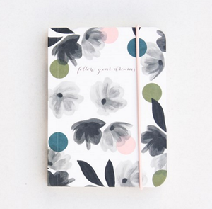 Caroline Gardner Rose Tinted Small Chunky Notebook