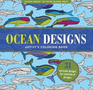 Peter Pauper Press Ocean Designs Coloring Book