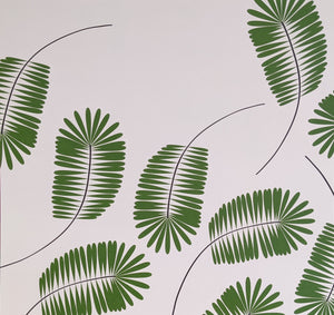 Palm Leaves Contemporary Art Print