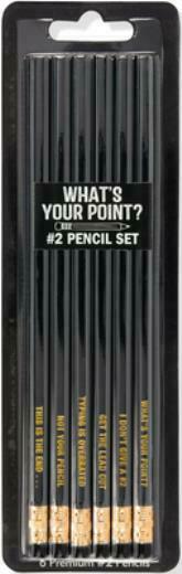 Peter Pauper Press What's Your Point? Pencil Set