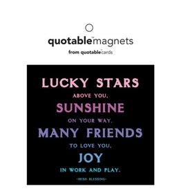 Quotable Lucky Stars Magnet